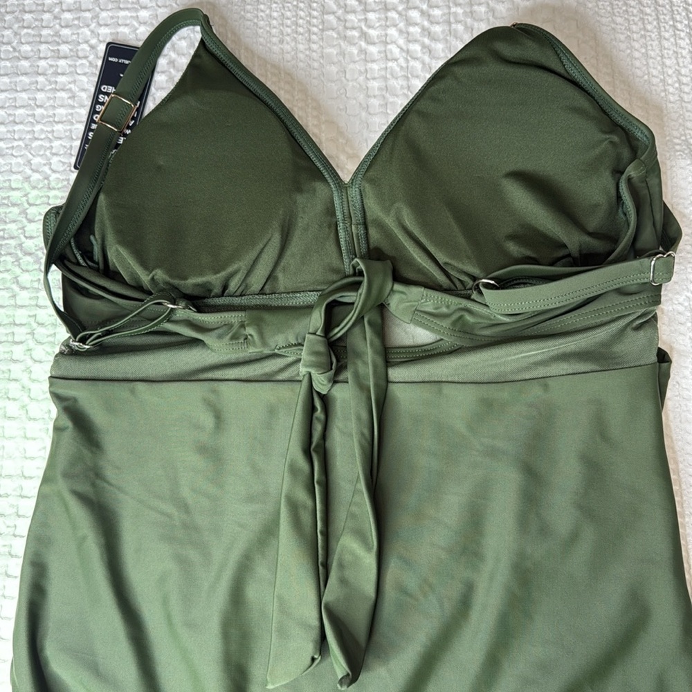 NWT Blooming Jelly 1PC Tummy Control Slimming Full Coverage Mesh Modest Swimsuit - Picture 7 of 8